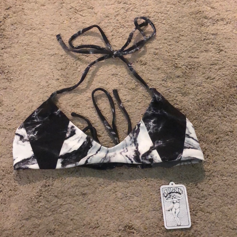 Jolyn Marble Design Swim Top! BRAND NEW WITH TAGS!